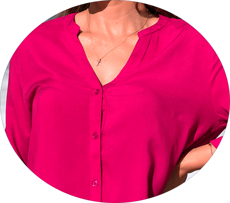 04f0005 023 camisa feminina manga longa com decote v em viscose hiatto pink 2